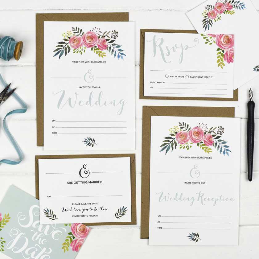 Floral Diy Wedding Stationery From Russet And Gray Photo 27