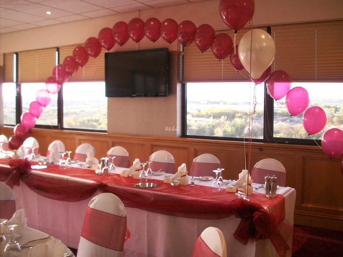 Balloon Decorations For Wedding Reception From Infinity Event