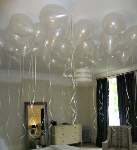 Pearly Balloon Ceiling From Heaven Scent Balloons And