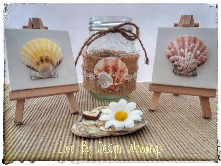 Beach Themed Table Decorations From Love By Design Weddings Photo 54