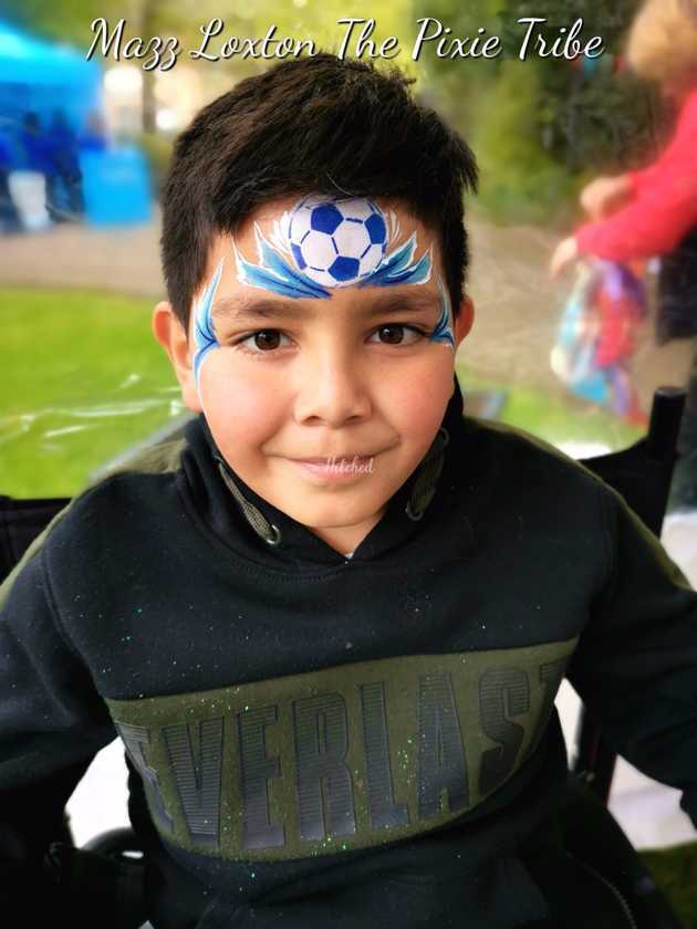 Football Face Paint From The Pixie Tribe Photo 39