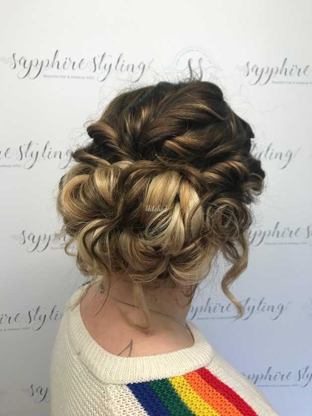 Bridal Hair Updo S From Sapphire Styling Photo 9