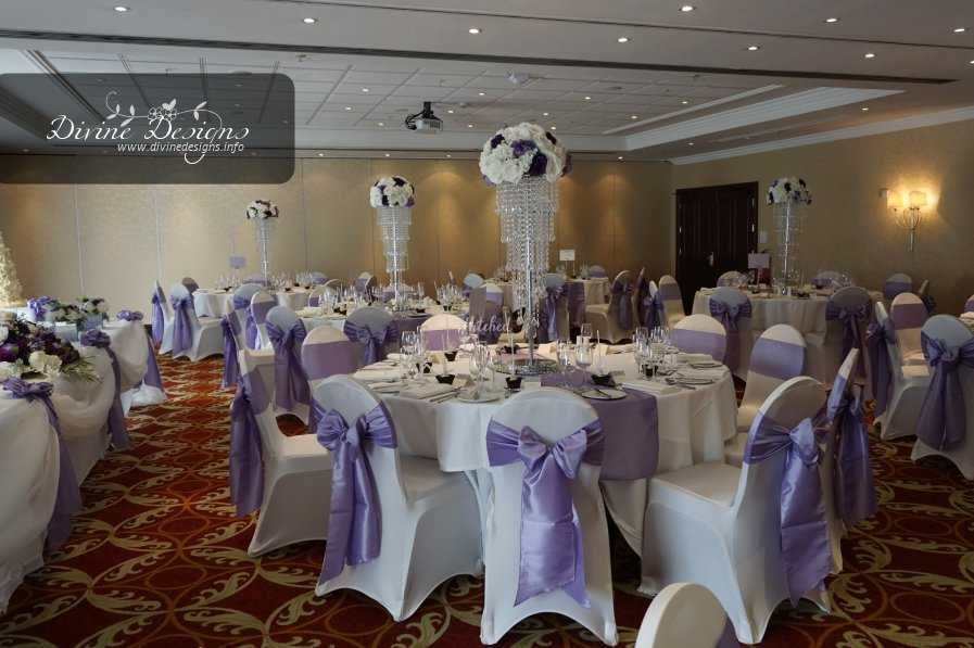 Purple Wedding From Divine Designs Chair Covers Photo 4