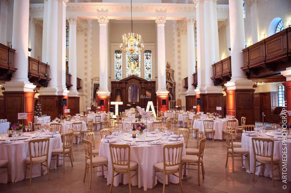 Wedding Reception From Christ Church Spitalfields Venue Photo 2