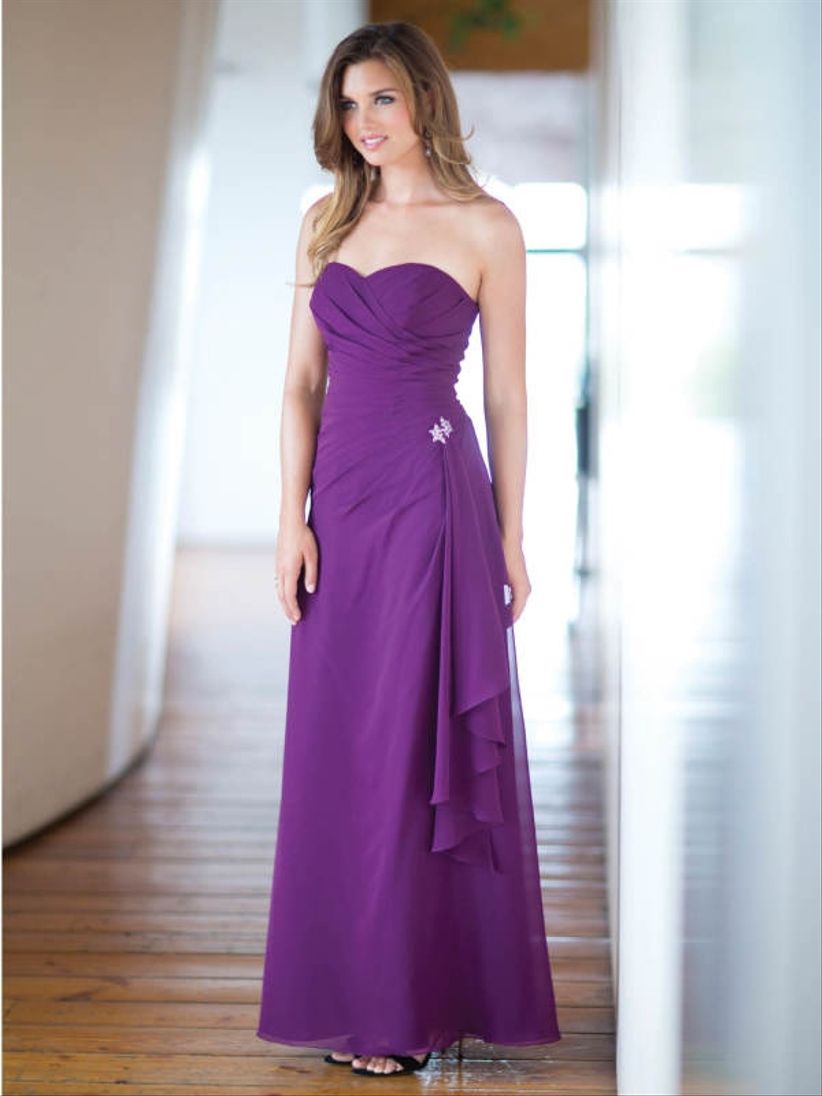 Pretty Purple Bridesmaid Dresses